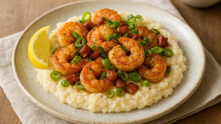 SHRIMP AND “GRITS”