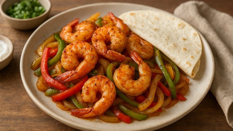 Shrimp Fajitas