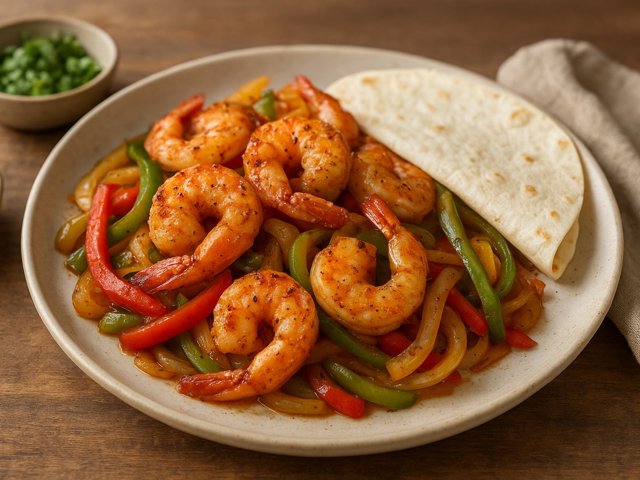Shrimp Fajitas