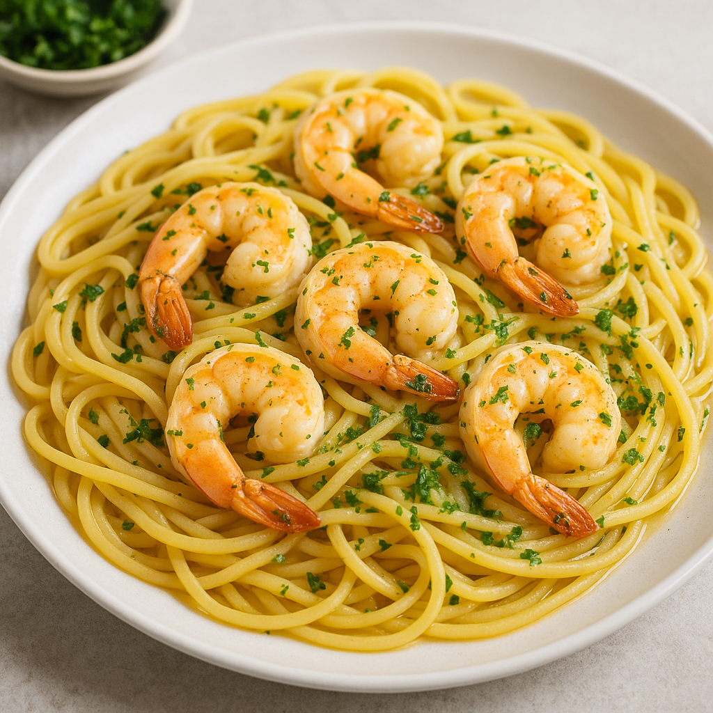 Shrimp Scampi With Pasta