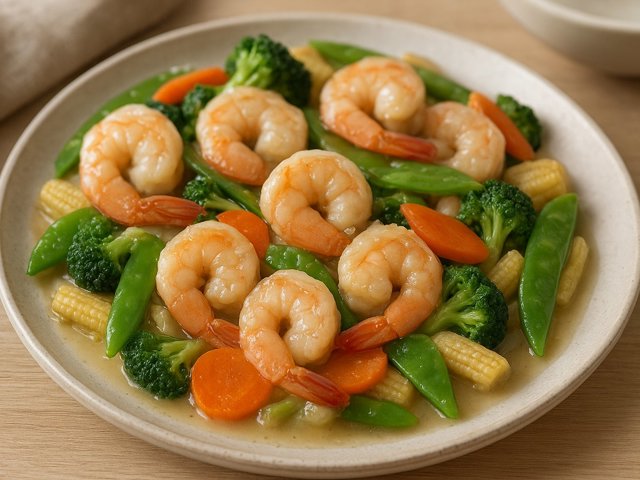 Shrimp With “lobster Sauce” (Dong Ting Shrimp)