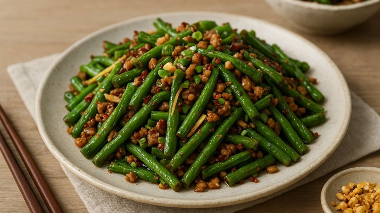 Sichuan-Style Dry-Fried Beans