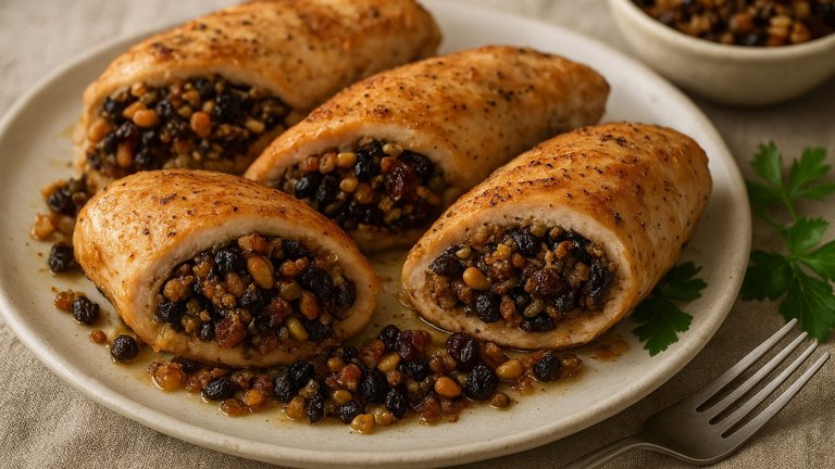 Sicilian-Style Stuffed Chicken Breasts