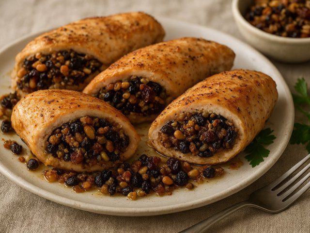 Sicilian-Style Stuffed Chicken Breasts