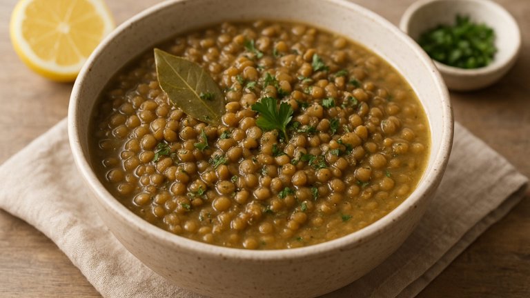 Simmered Lentils