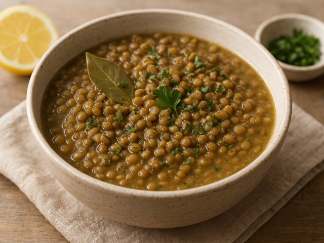 Simmered Lentils