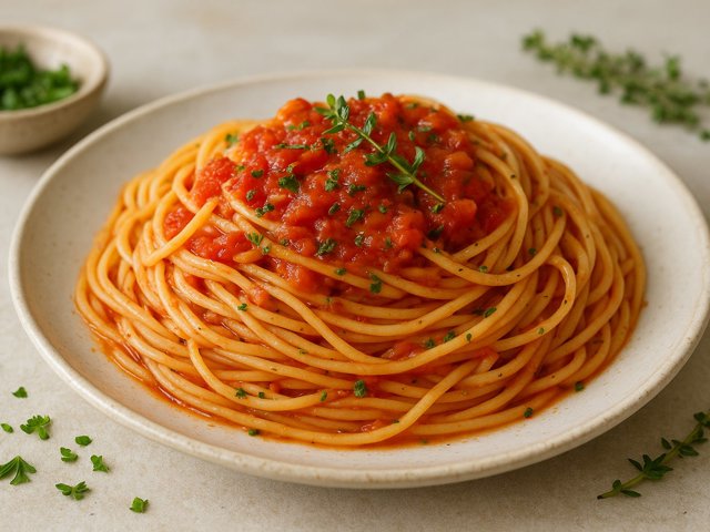 Six-Minute Tomato Pasta