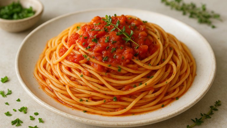 Six-Minute Tomato Pasta