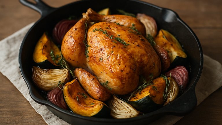 Skillet-Roasted Chicken