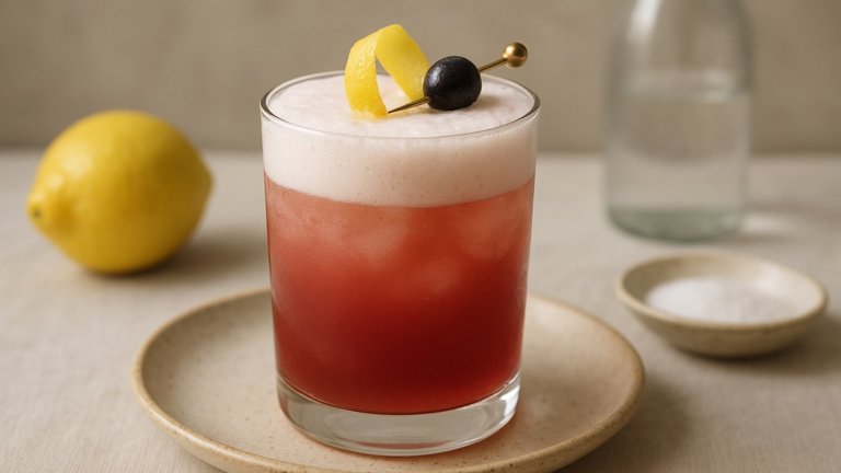 SLOE GIN FIZZ