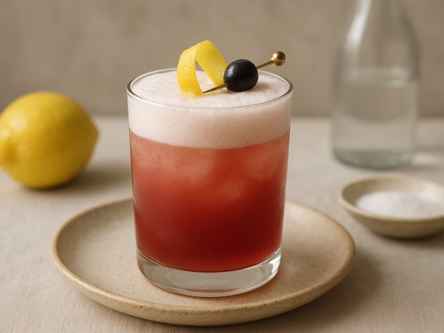 SLOE GIN FIZZ