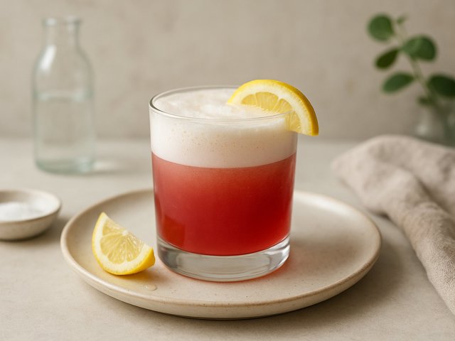 SLOE GIN FIZZ
