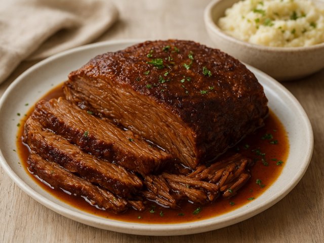 Slow Cooker Beef Brisket