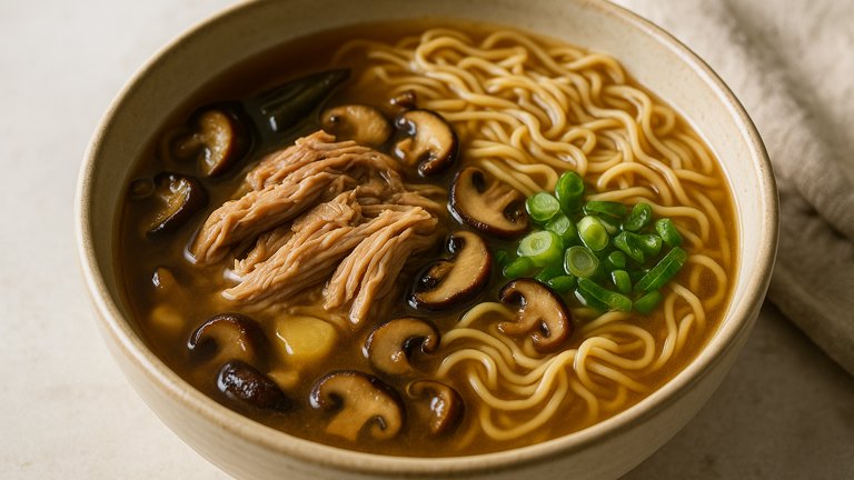 Slow-Cooker Miso-Pork Ramen