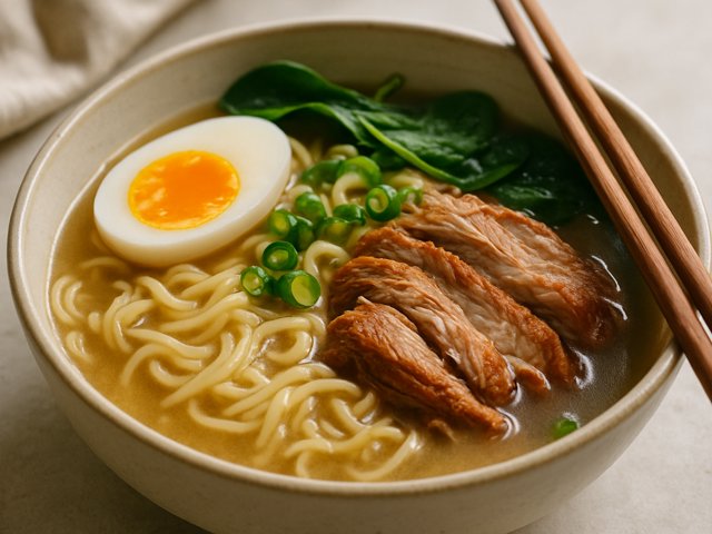 Slow-Cooker Miso-Pork Ramen
