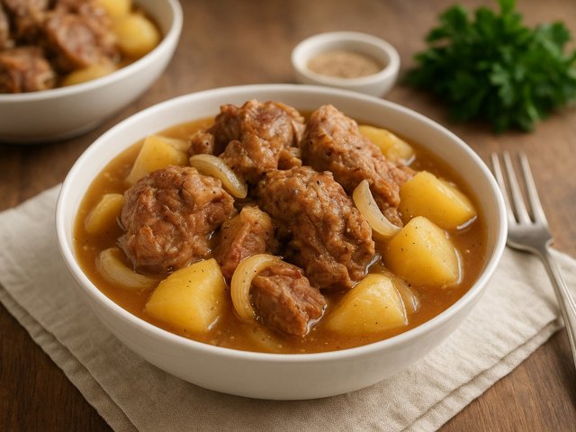 Slow Cooker Neck Bones And Potatoes