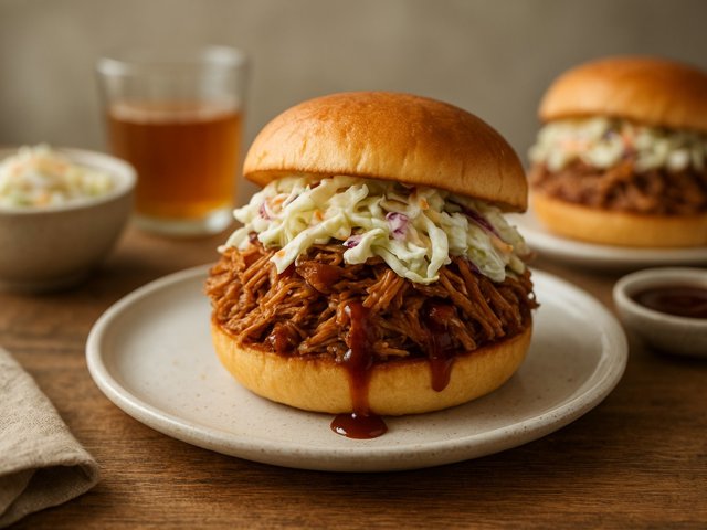 Slow-Cooker Pulled Pork Sandwiches