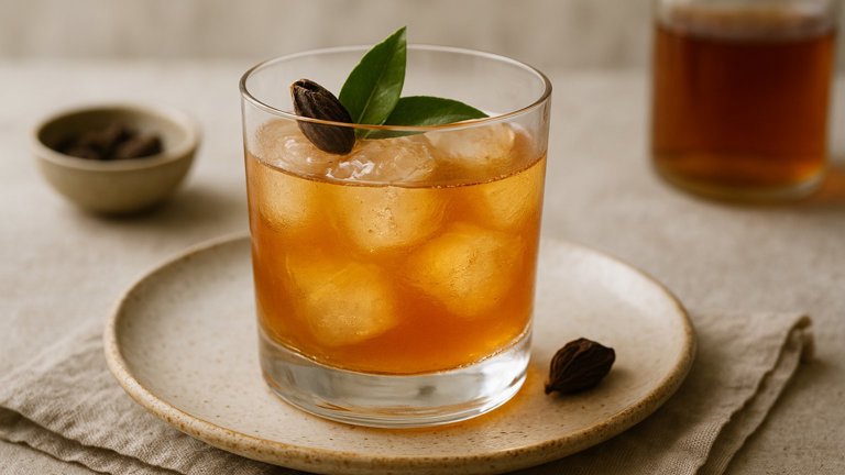 Smoked Cardamom Old-Fashioned