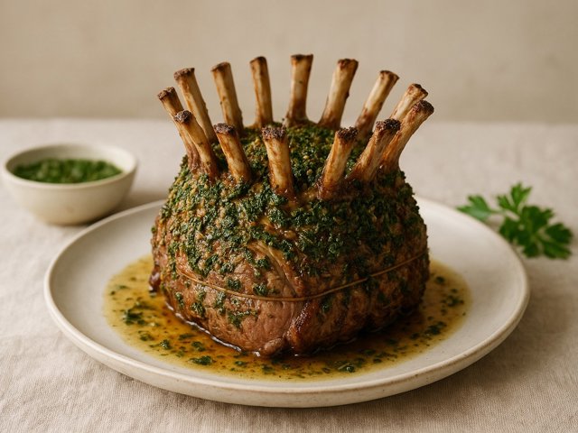 Smoked Crown LAMB Roast