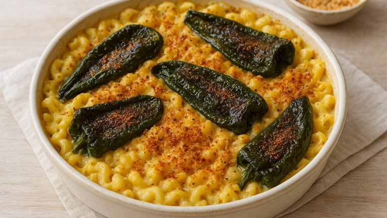 Smoked Poblano MAC AND Cheese