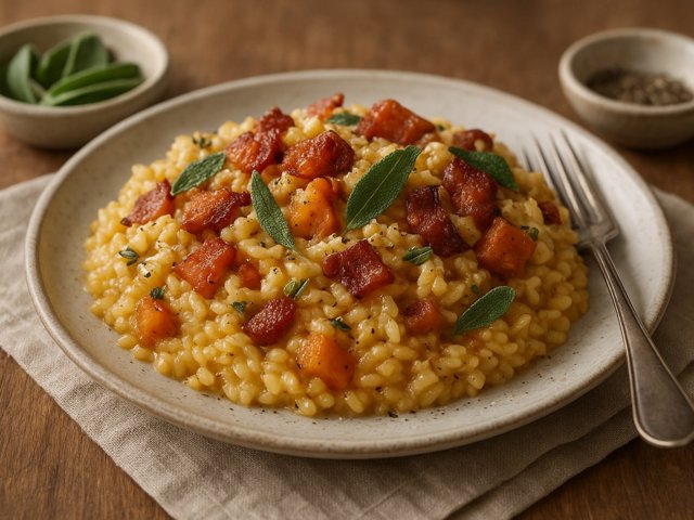 Smoked Pumpkin Risotto