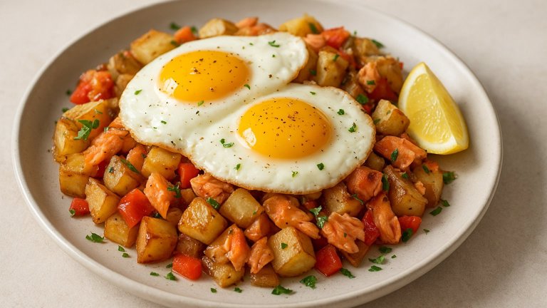 Smoked Salmon Hash