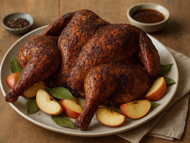 Smoked Spatchcocked Turkey