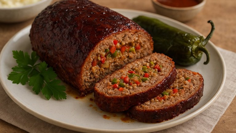 Smoked Stuffed Meatloaf