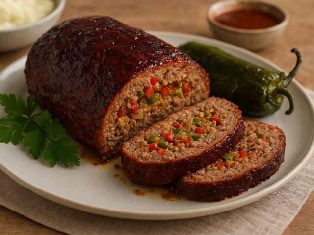 Smoked Stuffed Meatloaf