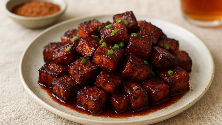 Smoked TOFU Burnt ENDS