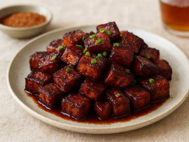 Smoked TOFU Burnt ENDS