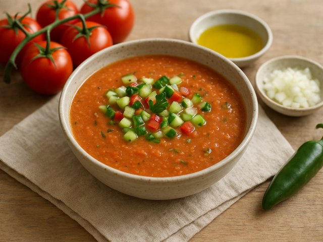 Smoked Tomato Gazpacho