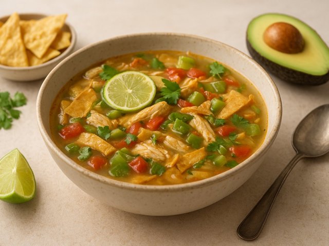 Sopa De Lima (Yucatecan Chicken-Lime Soup)