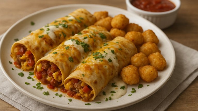 Soulful Breakfast Enchiladas