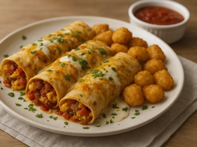 Soulful Breakfast Enchiladas