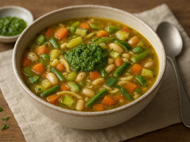 Soupe Au Pistou (Provençal Vegetable Soup)