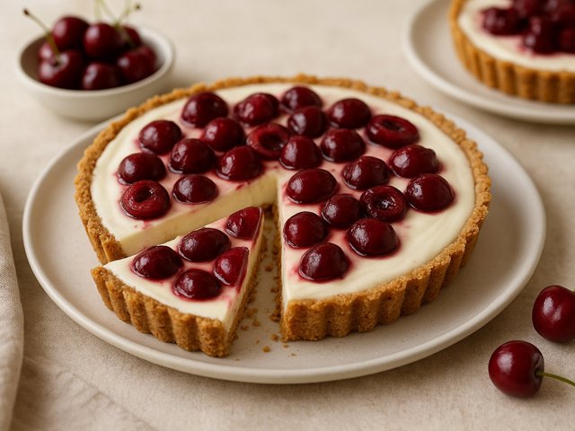 Sour Cream Cherry Or Berry Pie Or Tartlets