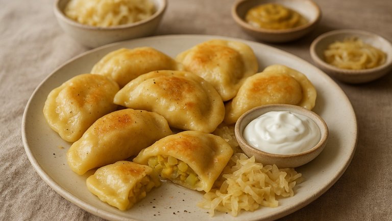 SOUR Pickle Pierogi Vegetarian