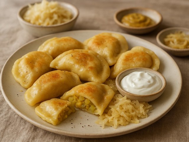 SOUR Pickle Pierogi Vegetarian
