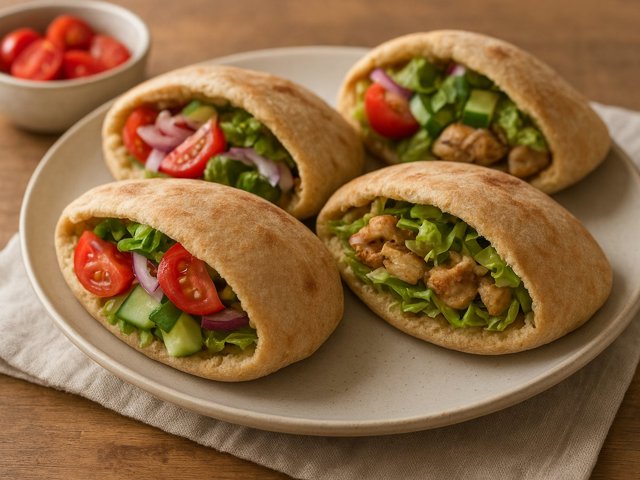 Sourdough Pita Pockets
