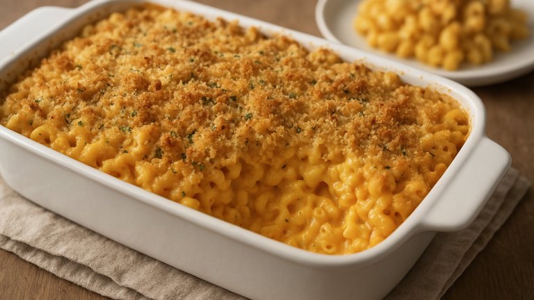 Southern Baked Macaroni And Cheese Casserole