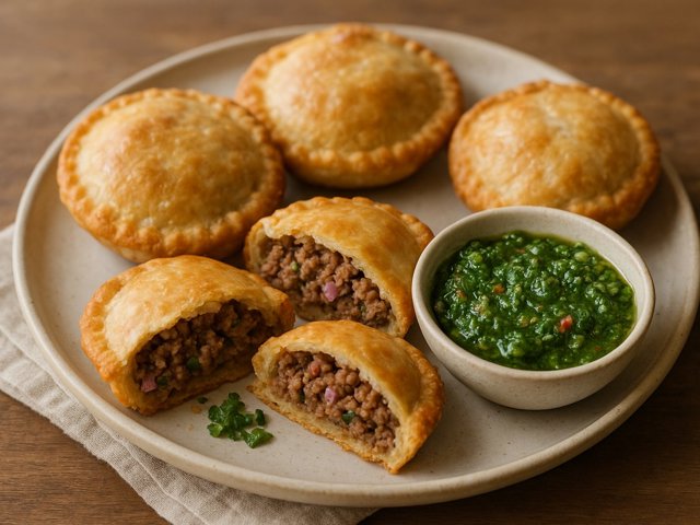 Southern Meat Pies With Creole Chimichurri