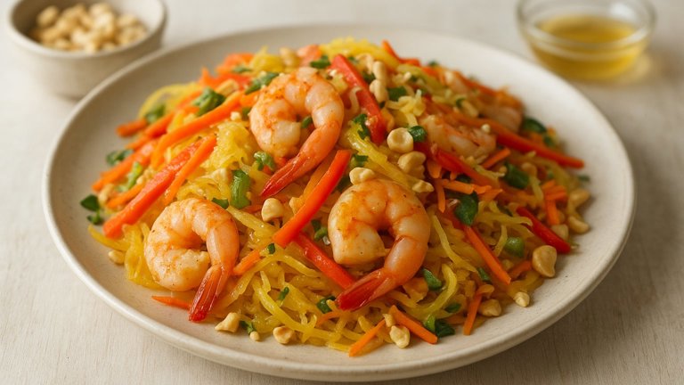Spaghetti Squash Pad Thai