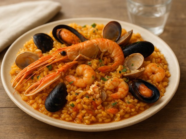 Spanish-Style Seafood Rice