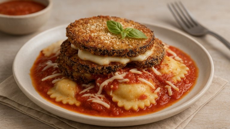 Speedy Eggplant Parmesan