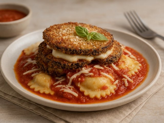 Speedy Eggplant Parmesan