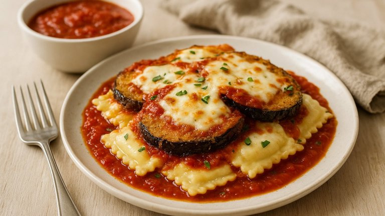 Speedy Eggplant Parmesan