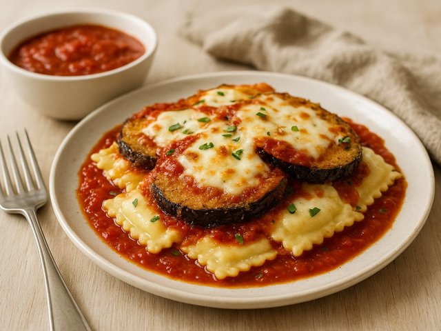 Speedy Eggplant Parmesan