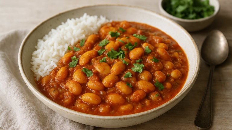 Spiced Butter Bean Curry