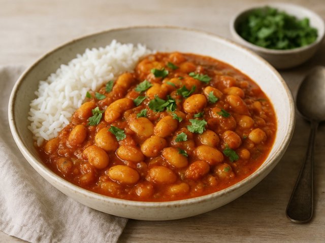 Spiced Butter Bean Curry